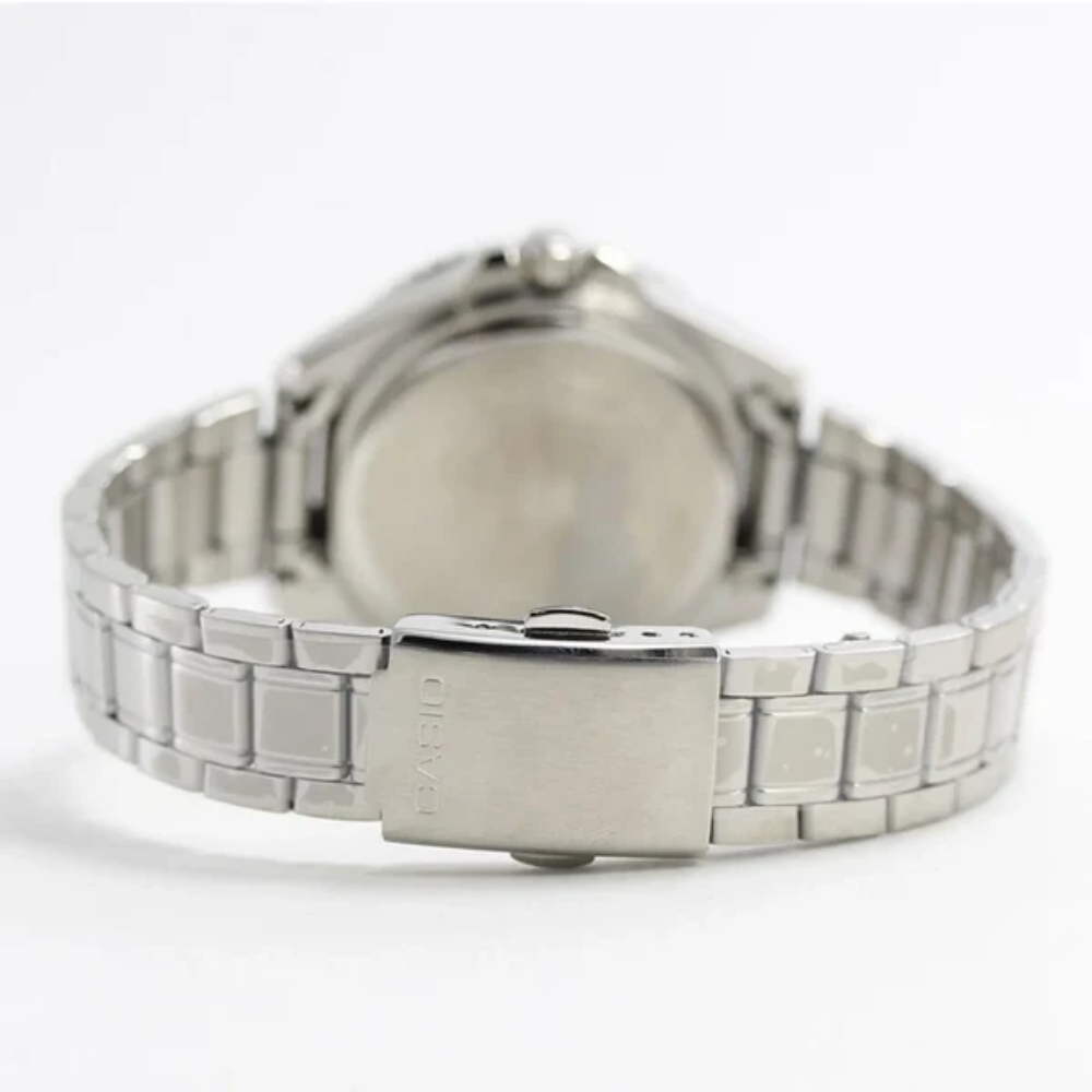 reloj casio gris con azul y negro