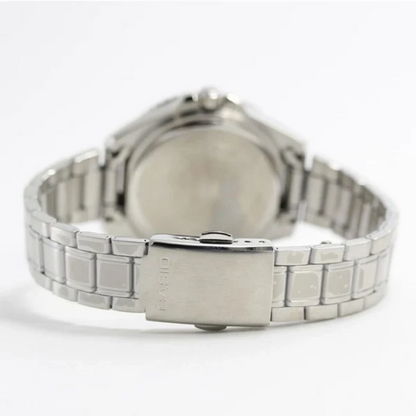 reloj casio gris con azul y negro